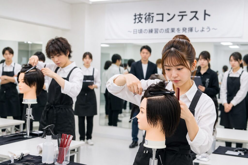 技術コンテストの緊張感