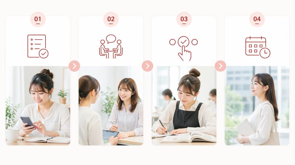 入学までの流れイメージ
